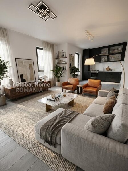 Pipera, Matei Millo, loc parcare inclus, apartament 3cam 83 mp utili, 64 mp terasa,